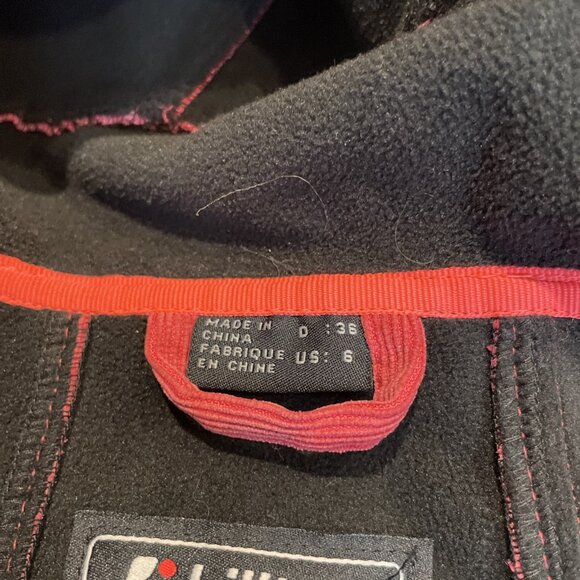 Killtec Women's Corduroy Jacket Size 6 Salmon Hooded Water Resistant Gorpcore - Picture 9 of 14